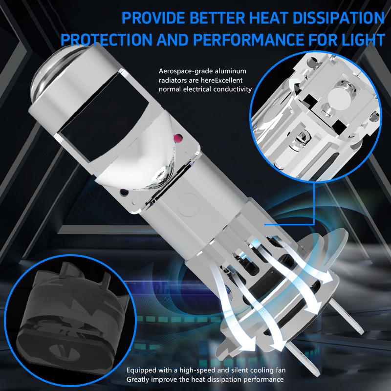 سلسلة T82 | 48W 6000LM MINI Projector Car LED LED LED LED