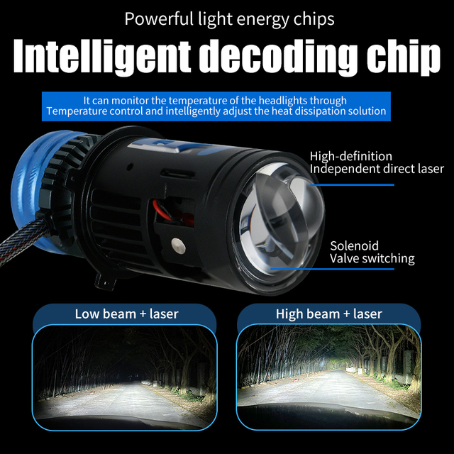 سلسلة T92 | تصميم جديد لملفات الملف اللولبي H4 LENS LED LED Headlubs للسيارة