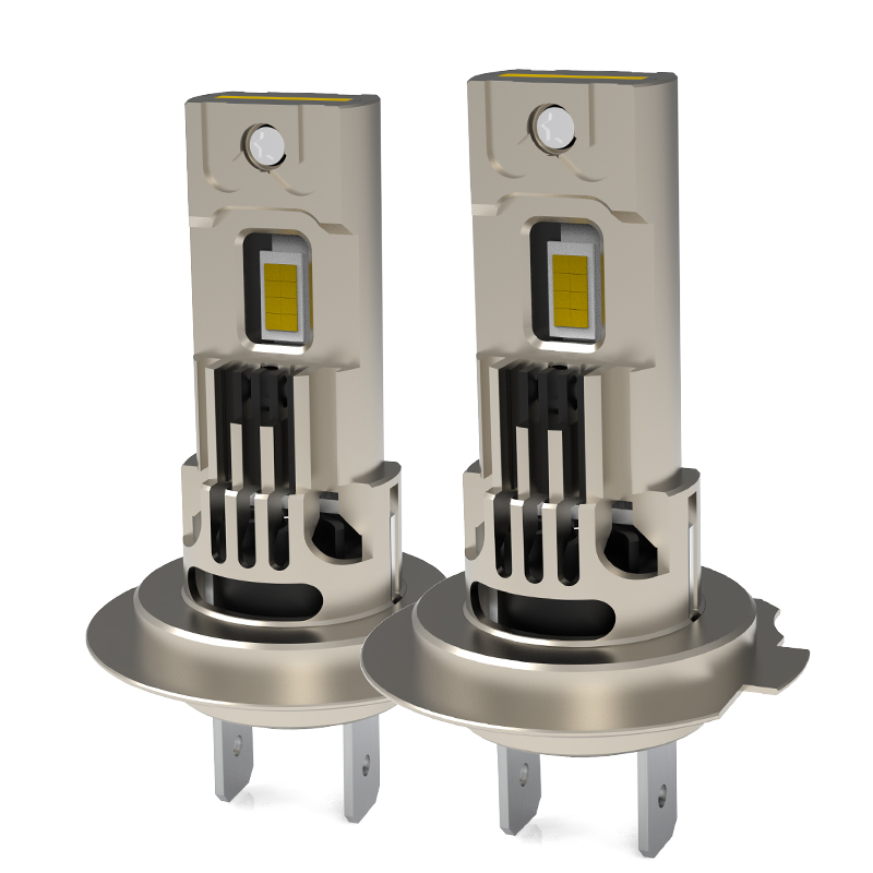 1: 1 الحجم 70W 7000LM توصيل وتشغيل غير الاستقطاب الكل في واحد LED المصباح LED LED لمبة H7
