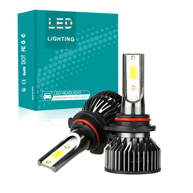 OEM / ODM 4800LM 48W COB Chip 6500K أبيض بارد 12V التوصيل والتشغيل لمبات المصابيح الأمامية LED للسيارة