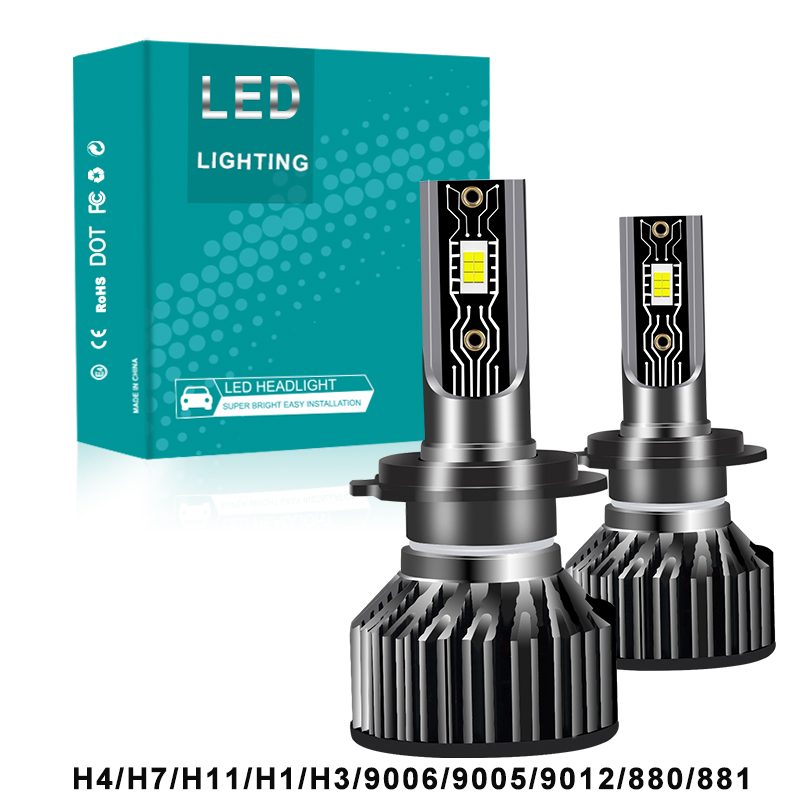 الجملة CSP 3570 رقائق 6000K 60W 6000LM السيارات المصابيح الأمامية LED