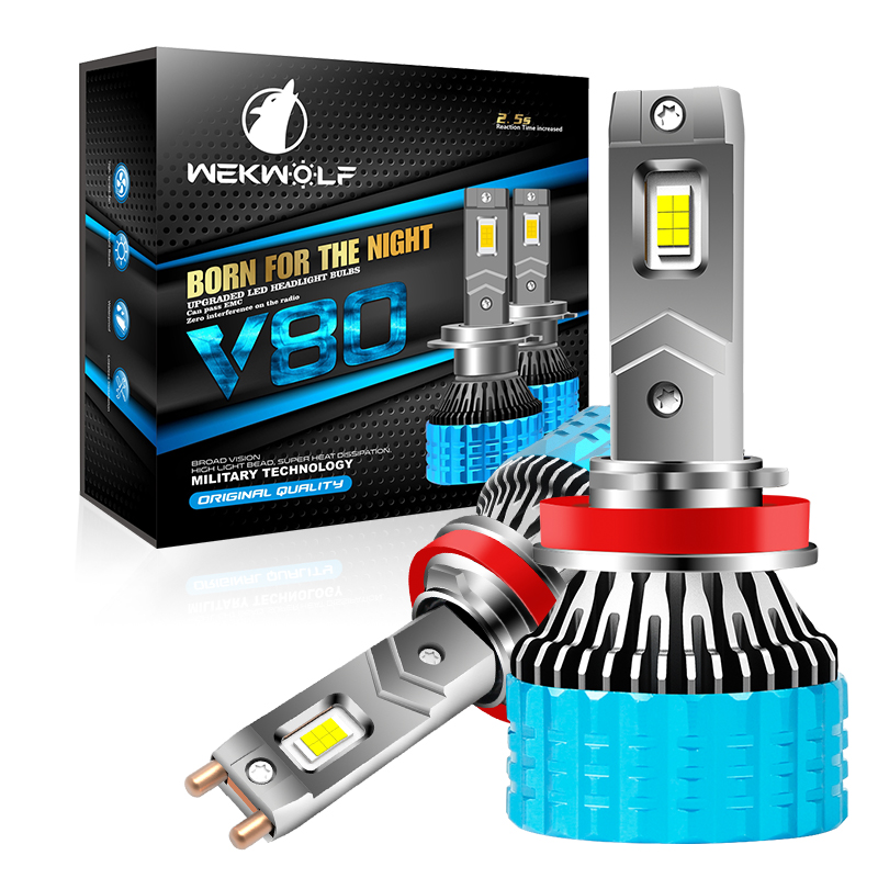 OEM ODM عالية الطاقة 180 واط أنبوب النحاس المزدوج مقاوم للماء 12 فولت-24 فولت LED المصابيح الأمامية للسيارة