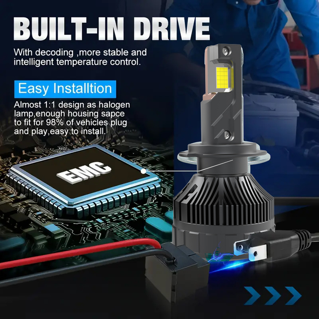 ارتفاع السطوع 29000LM 12V 280W 9005/HB3 مصابيح المصابيح الأمامية LED للسيارة