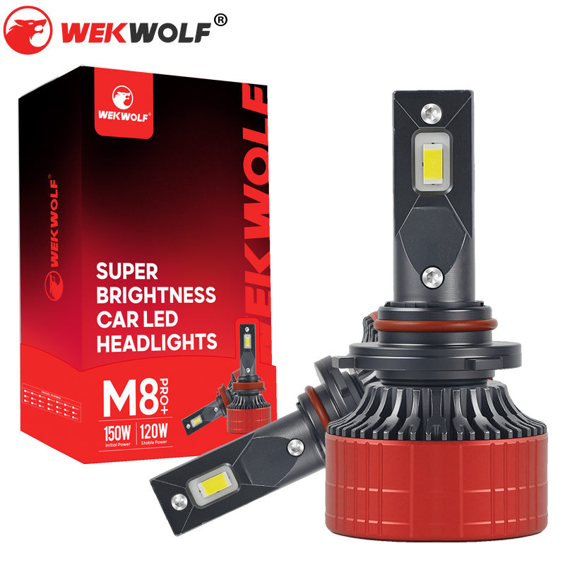 ألمع 9005 LED المصباح الأمامي المصباح 140W 14000LM
