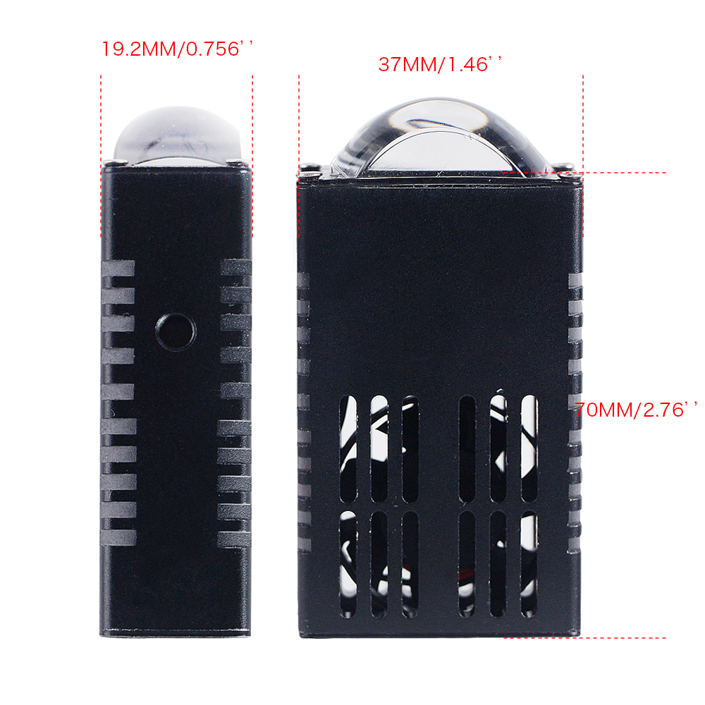 12V Super Bright Grille Spothance مع جهاز التحكم عن بعد 65W أبيض وصفر LED مصابيح الشبكة الأضواء الليزر