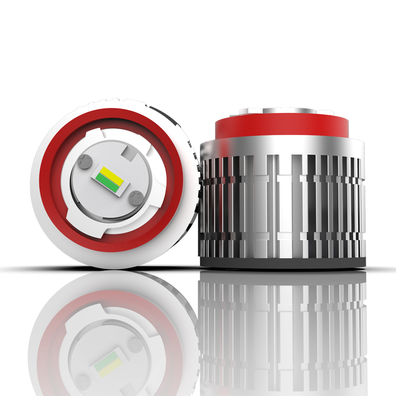 الجملة 24W 3000LM ثنائي اللون 3000K العنبر الأصفر الأبيض 6000K مصباح الضباب LED الصغير لتويوتا