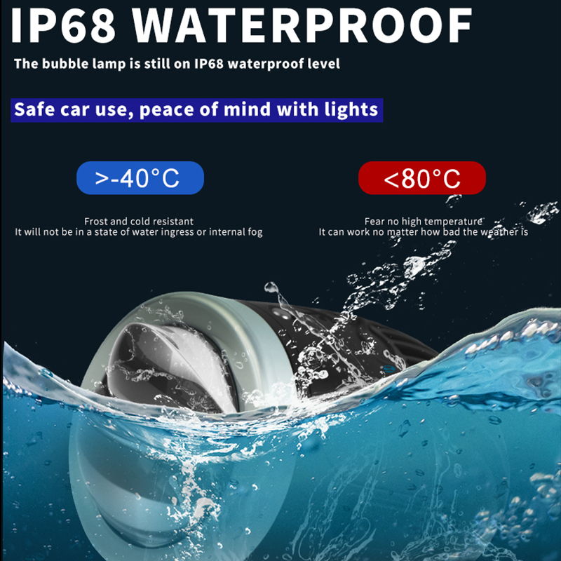 تغيير اللون 2 بوصة مزدوجة شعاع BEAM BI BIRESOR LENS LED LED مع التحكم عن بُعد