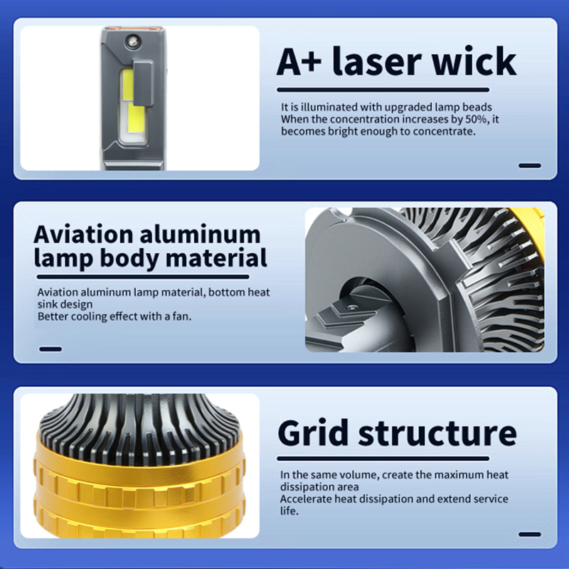 التخصيص السوبر مشرق 200 واط سيارة LED مصباح أضاءه أمامي 12 فولت 24 فولت 6000 كيلو Led أضواء السيارة المزدوج النحاس أنبوب السيارات كشافات لمبات