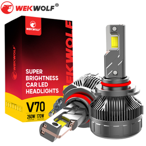 ارتفاع السطوع 29000LM 12V 280W 9005/HB3 مصابيح المصابيح الأمامية LED للسيارة
