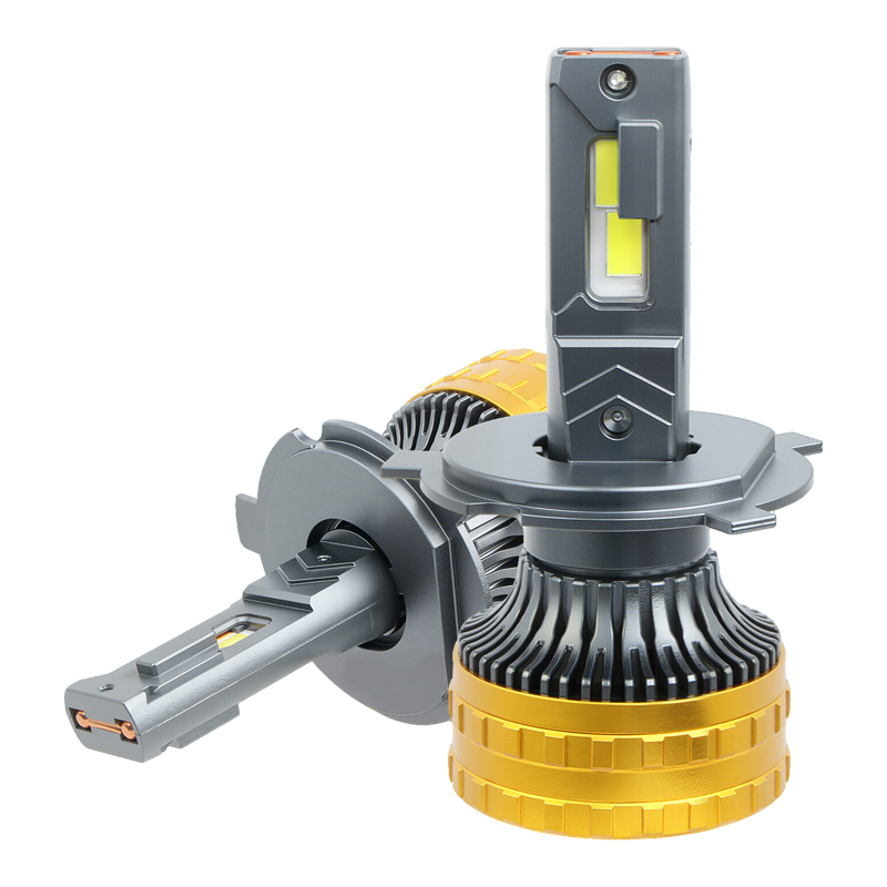 التخصيص السوبر مشرق 200 واط سيارة LED مصباح أضاءه أمامي 12 فولت 24 فولت 6000 كيلو Led أضواء السيارة المزدوج النحاس أنبوب السيارات كشافات لمبات