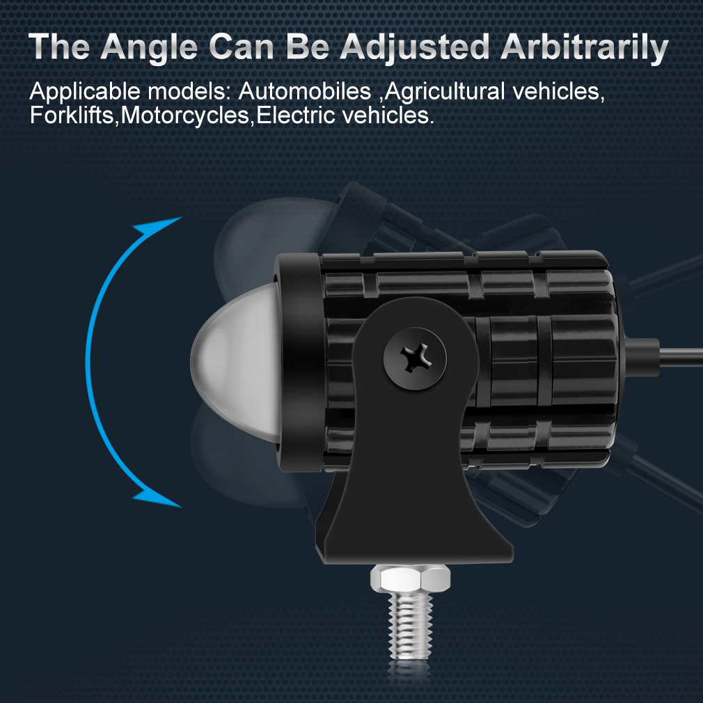 مصباح دراجة نارية 44W قابل للتعديل