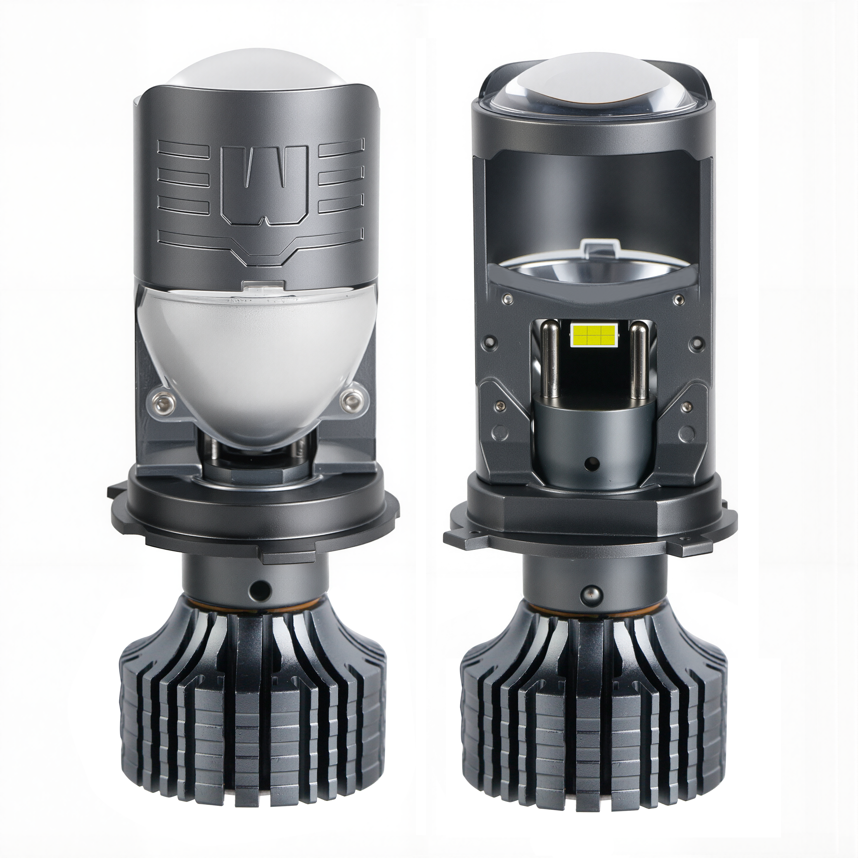 مقاومة للماء 80W/100W LED LED مع عدسة MINI JOUNDOR H4 