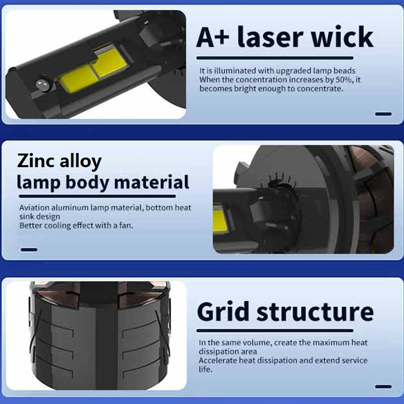 150W 15800LM سيارة أدى المصباح OEM ODM فك التشفير الخطي، بالجملة / السائبة