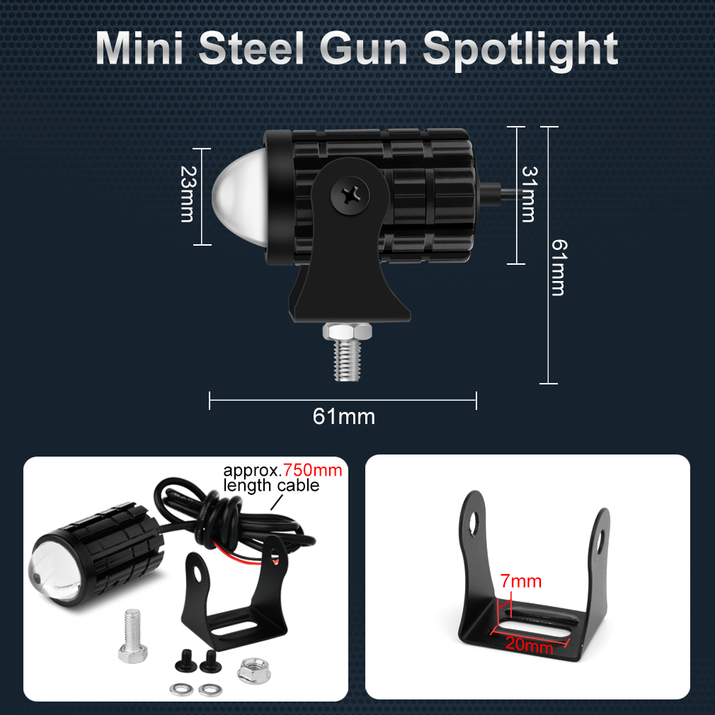 حجم ضوء الضباب ليزر الدراجات النارية