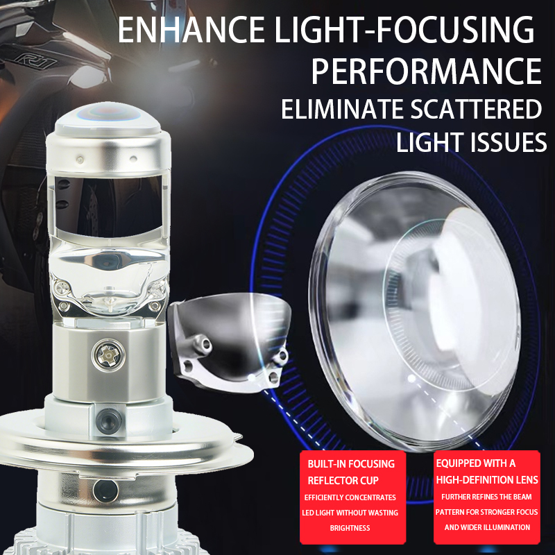 سلسلة T01 | OEM سوبر سطوع 84W 8400LM عالية / منخفضة شعاع التوصيل والتشغيل عدسة العرض الصغيرة LED المصباح الأمامي