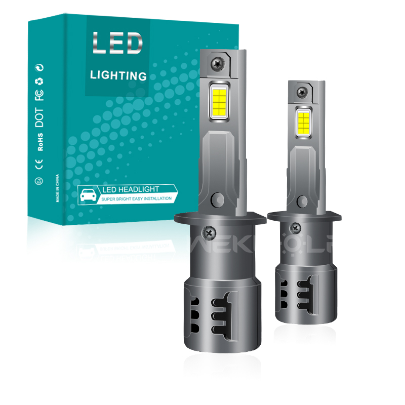 سعر المصنع 1: 1 تصميم التوصيل والتشغيل اللاسلكي 48W 12V مصابيح السيارة الأمامية مع مروحة التبريد 