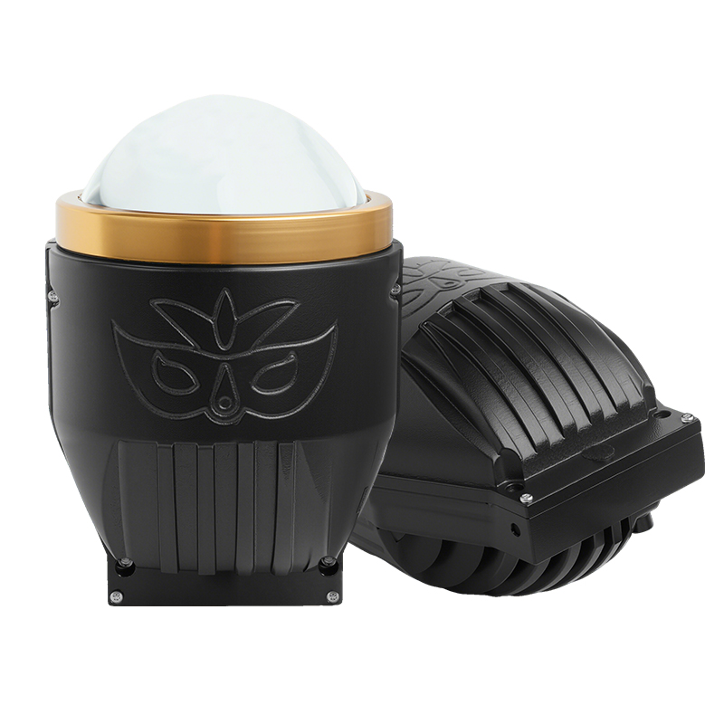 Wekwolf 96W 9600LM ثلاثة ألوان LED LED أضواء الضباب 3 بوصة BI LASER LENS LENS LAMP