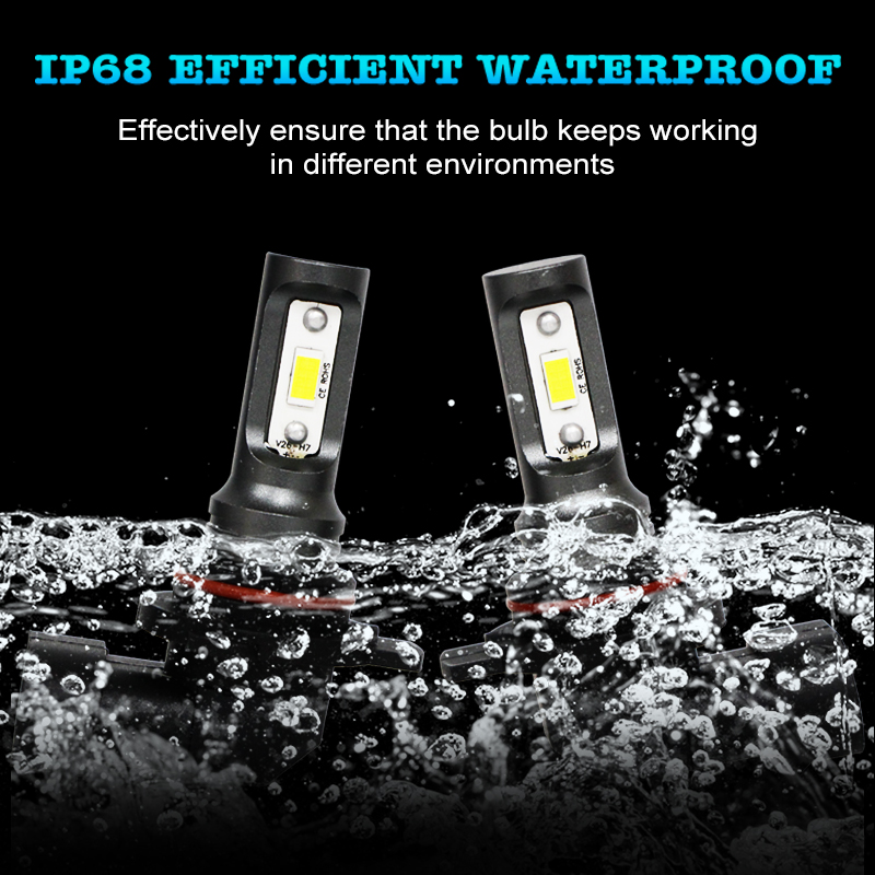 سعر المصنع مقاوم للماء بدون مروحة 1: 1 تصميم صغير الحجم 12 فولت سائق خطي لمبات المصابيح الأمامية LED للسيارات