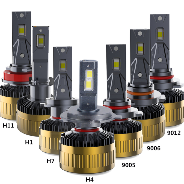 طاقة عالية 130 واط LED مصابيح المصابيح الأمامية 9005/HB3 مع Canbus