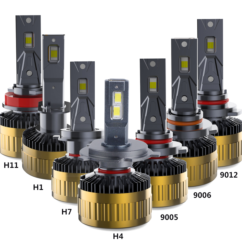 H11 H9 H8 مصابيح المصابيح الأمامية LED مع Canbus Error Free 130w 13000lm أكثر إشراقًا