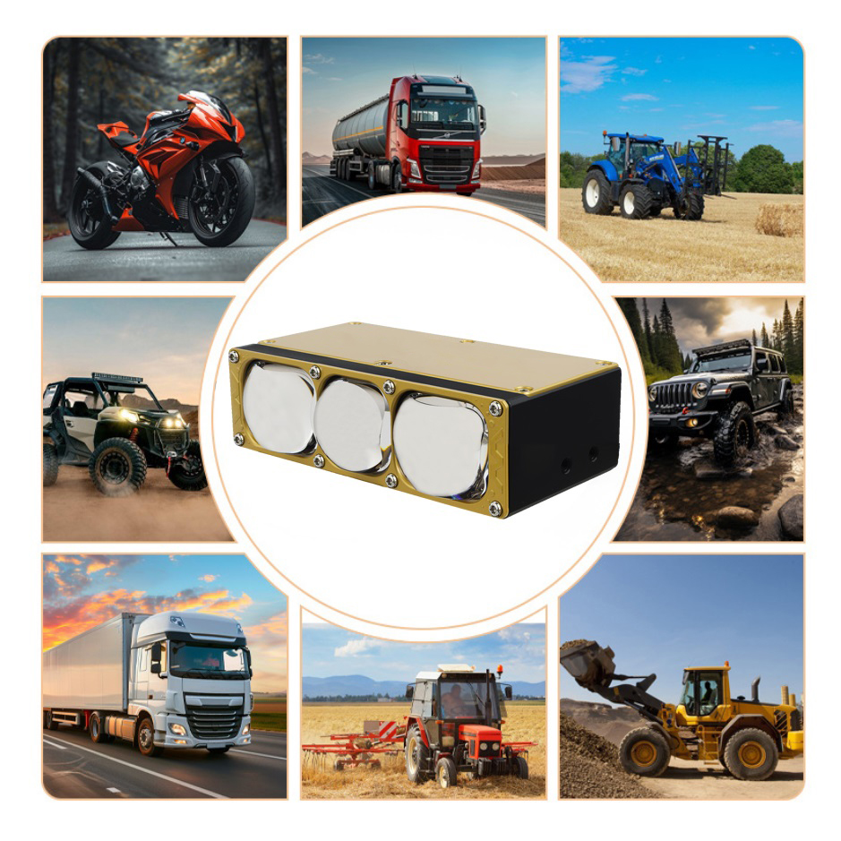 170 واط أضواء السيارة 3 عيون عدسة زرقاء ثنائية أضواء مصبغة مع مروحة DRL القيادة الضباب ضوء العمل أضواء مساعدة خارجية شاحنة مركبة على الطرق الوعرة