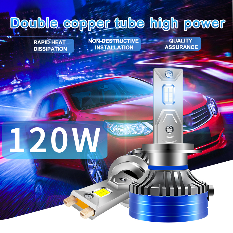 Wholesale High Lumen 24000lm 6000k Bood White LED مصابيح الأمامية للسيارة V60 9005/HB3