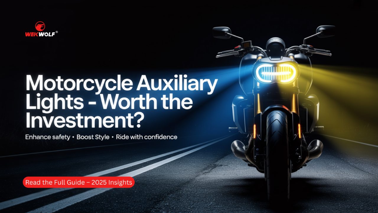 هل تستحق الأضواء المساعدة للدراجات النارية الاستثمار؟