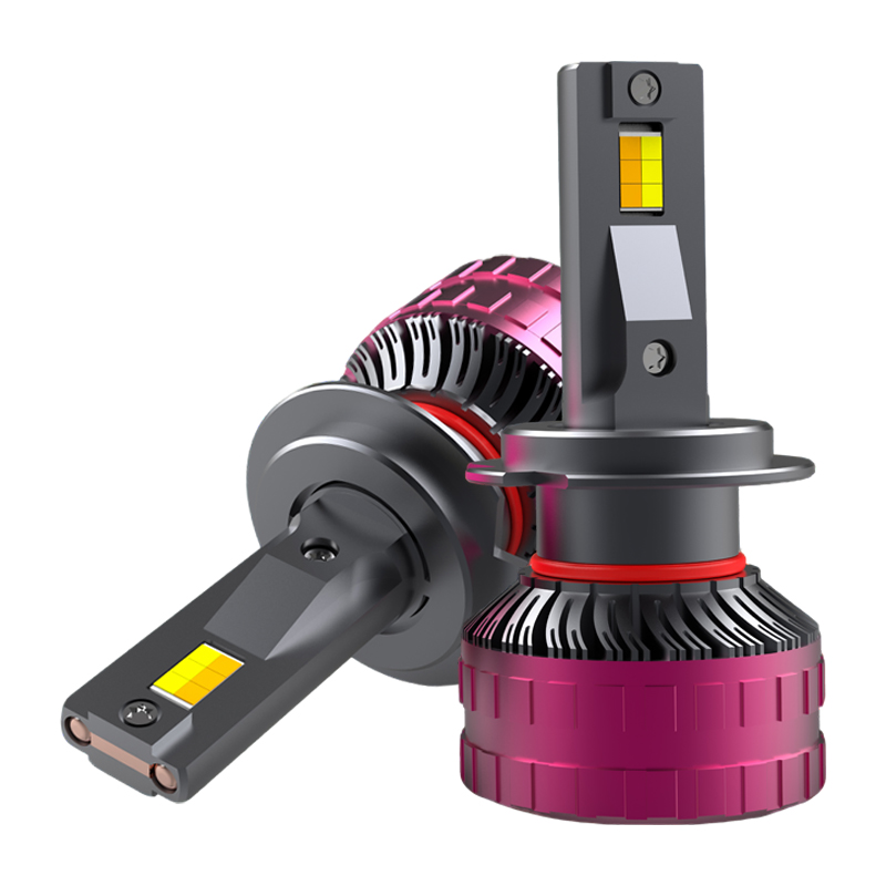 V33 سلسلة | 120W 13000LM 8000K 6000K 3000K TRI-COLOR LED المصابيح الأمامية للسيارة