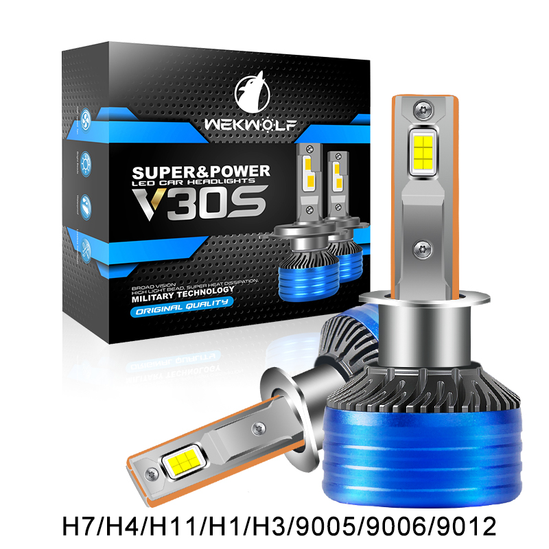 OEM السوبر مشرق المزدوج النحاس أنبوب LED سيارة ضوء لمبة 120W 12000LM ارتفاع منخفض شعاع السيارات أدى المصابيح الأمامية