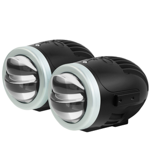 ألوان Tri المقاومة للماء 2 بوصة BI Projector Light Lights مع التحكم عن بُعد