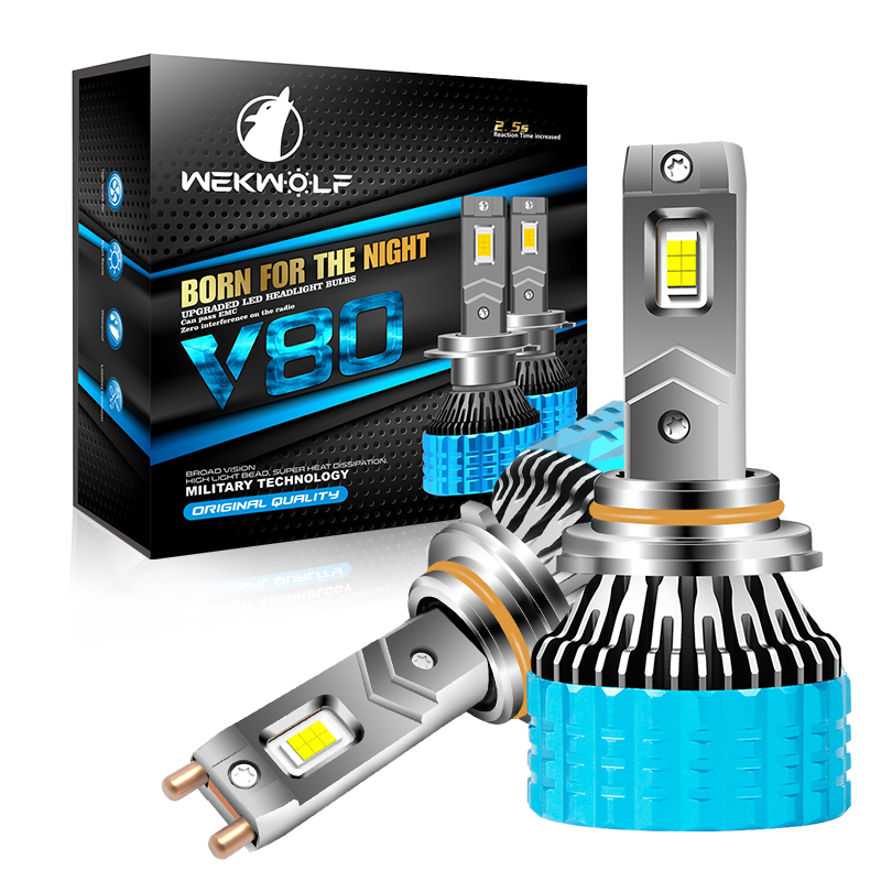 الجملة المخصصة عالية التجويف 18000LM 180W أنابيب النحاس المزدوج 12-24V LED المصابيح الأمامية للسيارة