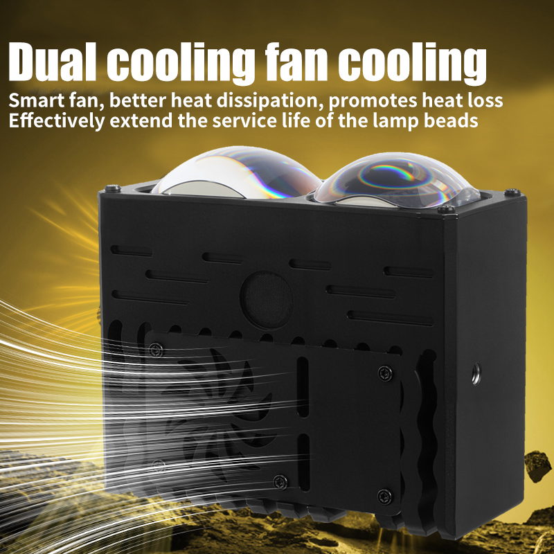 أضواء السيارة Led أضواء مصبغة عدسة مع DRL ومروحة القيادة الضباب ضوء أضواء مساعدة خارجية لشاحنة مركبة على الطرق الوعرة