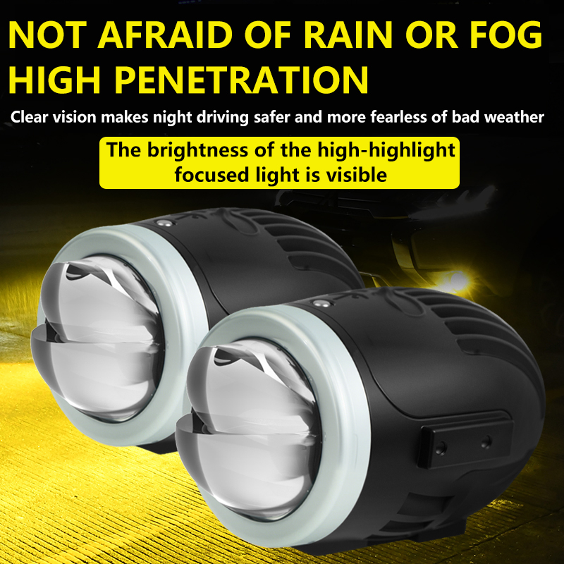 تغيير اللون 2 بوصة مزدوجة شعاع BEAM BI BIRESOR LENS LED LED مع التحكم عن بُعد