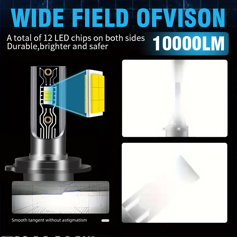 الجملة CSP 3570 رقائق 6000K 60W 6000LM السيارات المصابيح الأمامية LED