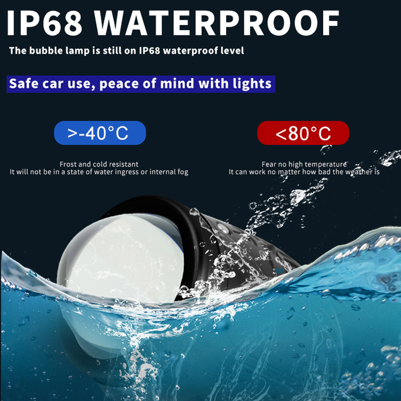 سوبر برايت 40 واط ليزر لون متغير عدسة زجاجية أضواء LED للضباب