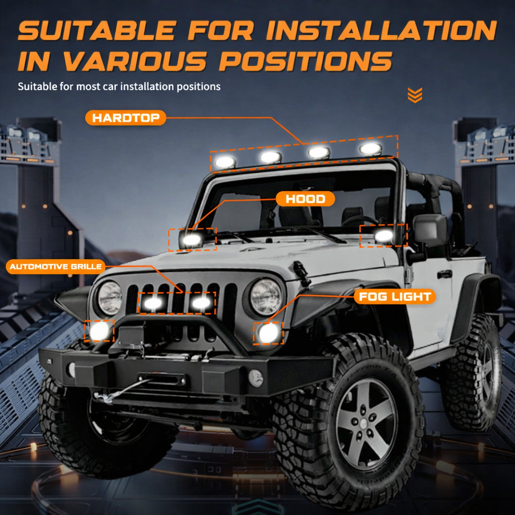 85W 3 عدسة Bi Led Projector Car Grille Lights High Low Beam Double Fan Cooling Front Grille Lights أضواء مساعدة لشاحنة الطرق الوعرة سيارات الدفع الرباعي