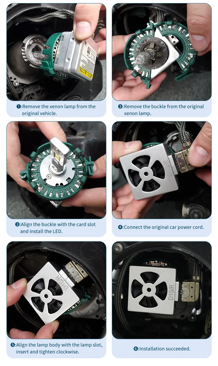 كيفية تثبيت المصابيح الأمامية