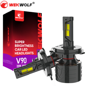 Wekwolf 150W 15800LM CAR LED مصابيح الأمامية OEM ODM فك التشفير الخطي ، الجملة/السائبة