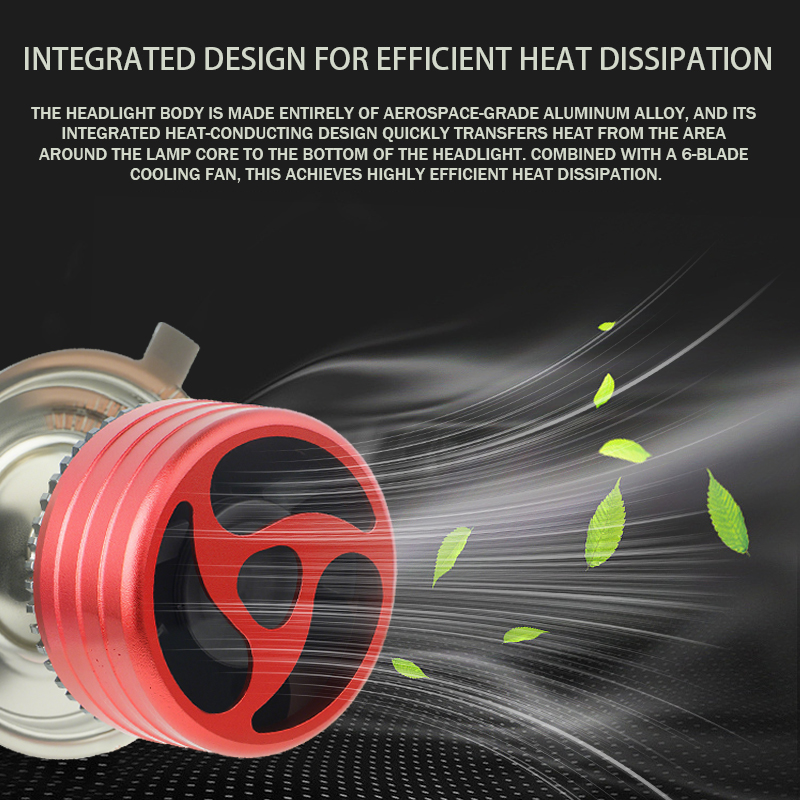مبيعات المصنع مباشرة 140W أنبوب نحاسي مزدوج 6000K أبيض نقي LED لمبات السيارة الأمامية.